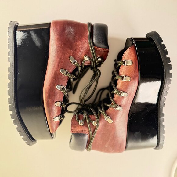 Sacai Hiking Boots Sandal Platforms - Picture 2 of 7